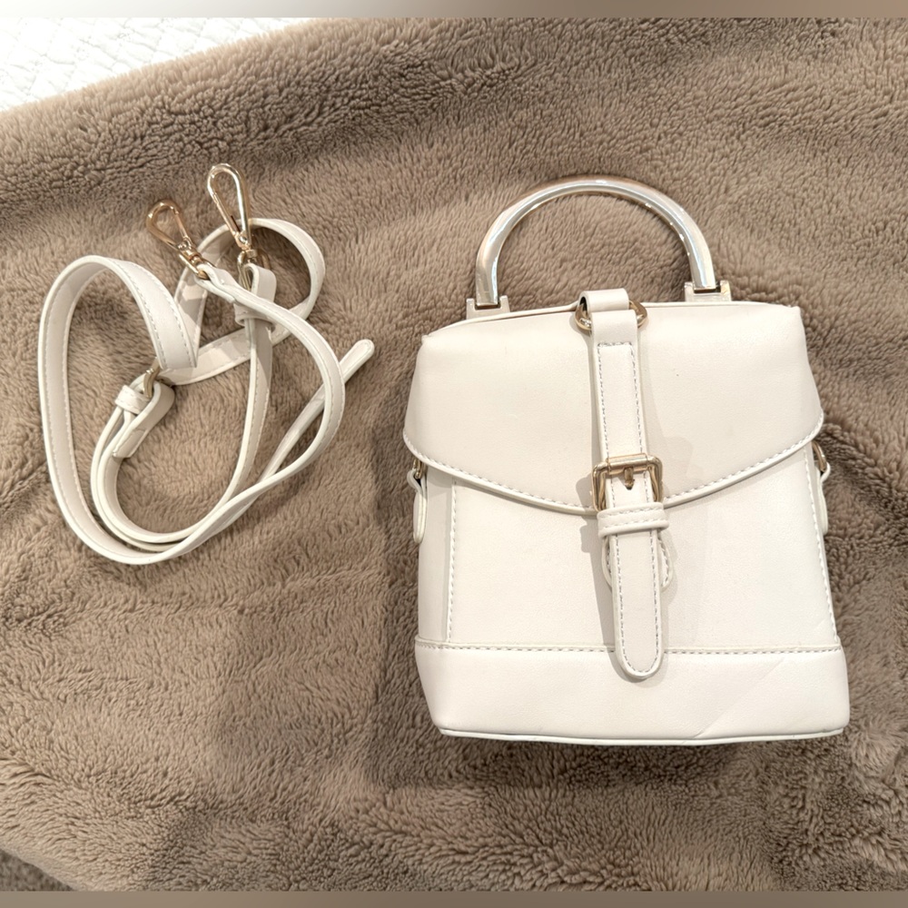 Street Level White Handbag